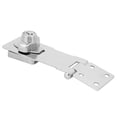 thumbnail image 3 of Heaveant Drawer Hasp Lock, Zinc Alloy Keyed Hasp Safety Locks Cabinet Closet Furniture Security Hasp Door Lock Gate Latch, 3 of 7