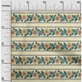 thumbnail image 1 of oneOone Cotton Poplin Fabric Leaves & Floral Block Decor Fabric Printed BTY 42 Inch Wide, 1 of 4