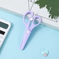 thumbnail image 2 of Sentmoon Scissors for Kids Childrens DIY Crafts Plastic Scissors Students Do Not Hurt Hands Resilient Scissors Kindergarten Round Head Wrapped Edges To Save Energy Scissors Up to 40% off, 2 of 9