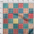 thumbnail image 3 of oneOone Polyester Spandex Dusty Teal Green Fabric Florals Craft Projects Decor Fabric Printed By The Yard 56 Inch Wide, 3 of 4