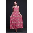 thumbnail image 2 of Bimba Robe de Soirée Longue Maxi Dos Nu à Bretelles Spaghetti Imprimée en Rayonne pour Femmes - Grande Taille, 2 of 4
