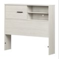 thumbnail image 2 of South Shore Fynn Twin Bookcase Headboard with Storage, in Winter Oak, 2 of 9