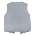 thumbnail image 4 of TOPTIE Kid Volunteer No-Button Child Vest Waistcoat Party Vests 5 Packs-Gray-L, 4 of 5