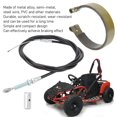 thumbnail image 4 of EIGTHTAIL 4in Rear Brake Band Pins Kit with 1.55m Throttle Pull Cable for Go Kart Yard Cart Mini Bike ATV, 4 of 7