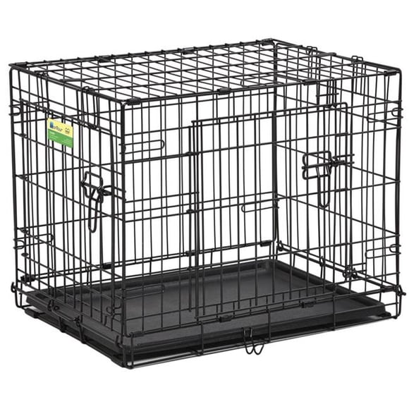 Midwest Produits Métalliques Cage pour Chien à Double Porte de 24 Po pour Animaux de Compagnie par des Experts