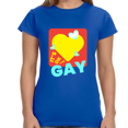 thumbnail image 1 of It's OK to Be Gay Equality Gay Pride Rainbow Gay Rights LGBT Womens Shirts, 1 of 6