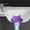 Purple 9H1, variant on UsRHHA Floor Drain Hair Filter, Bathtub Sink Hair Blocker with Press Cover, Shower Drain Hair Catcher
