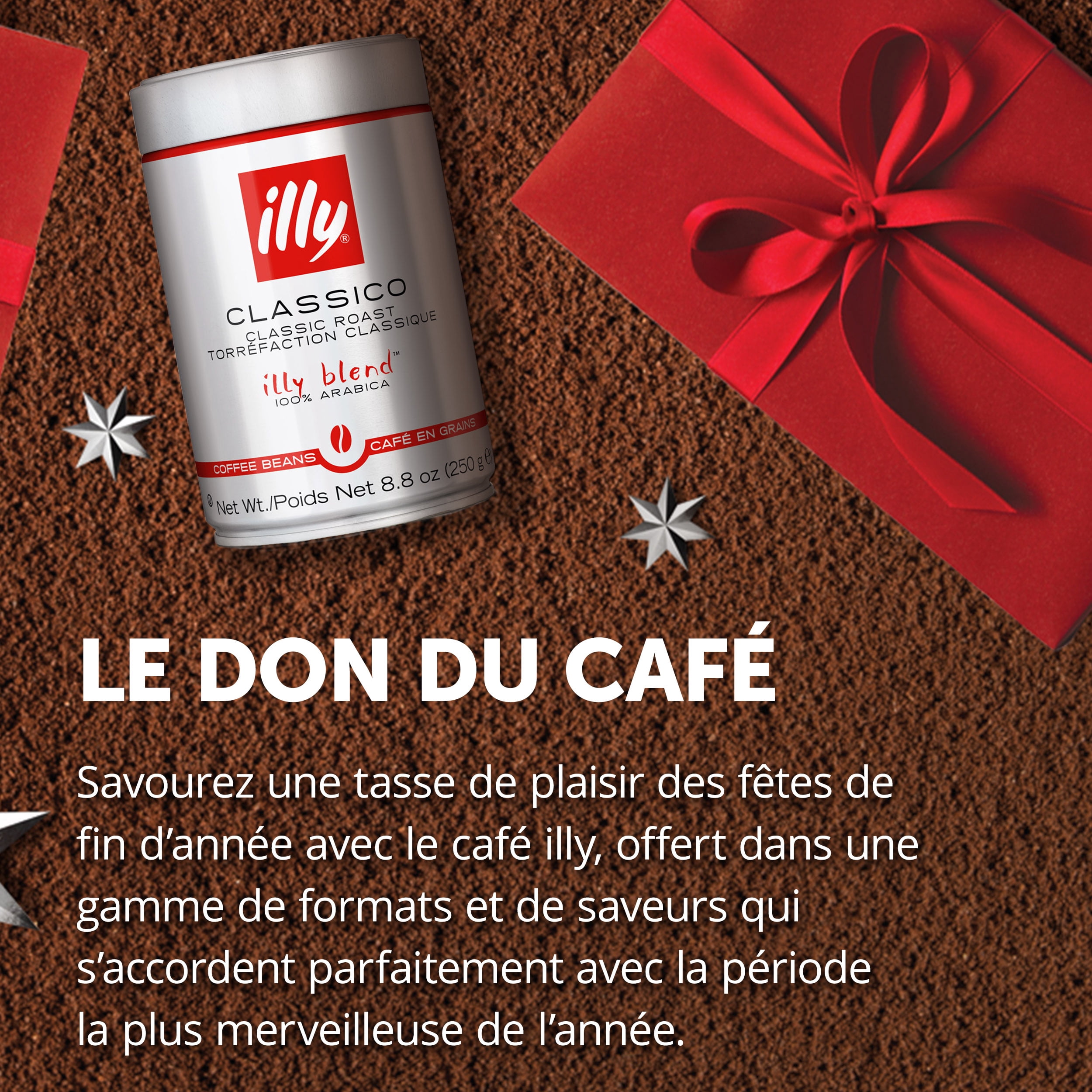 illy Grains de café Classico torréfaction moyenne, 8.8 oz
