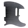 thumbnail image 5 of 2x Black/Silver 8 Hole Tele Guitar Pickguard Metal Pick Guard for Standard Pickguard Replacement, 5 of 5