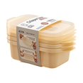 thumbnail image 1 of CNKOO  3 Packs Larger Fruit Vegetable Produce Storage Savers Containers with Lid Bpa-Frees Plastic Fresh Keeper Set Refrigerator Fridge Organizer  Salad Berry Lettuce Food Celery (D), 1 of 2