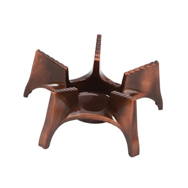 Support de Poêle à Alcool Portable en Métal Stable pour Réchaud de Camping, Cuisson, Wok, Cuivre