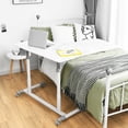 thumbnail image 3 of Costway Bureau d'Ordinateur à Hauteur Réglable, Assis-Debout, Roulant, Table pour Cahier, Portable, 3 of 10