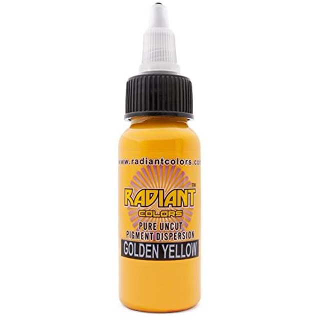 Radiant Colors Encre à Tatouage - Jaune Doré 1 Oz