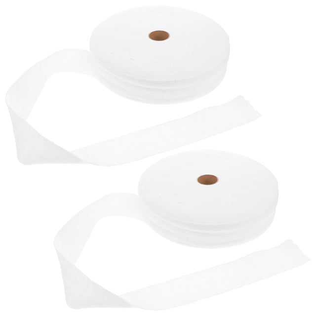 WEUVEB 2 Rolls Quilting Needle Punched Cotton For DIY Quilt Stuffing Breathable Material White For Home Use