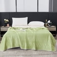 thumbnail image 2 of SLYNSHome Clearance Cooling Blankets Queen Size for Hot Sleepers,59x78 inch Cooling Comforter Summer Breathable Lightweight Comforter for Home Dorm - Green, 2 of 7