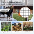 thumbnail image 4 of VEVOR Hardware Cloth, 48'' x 100' Galvanized Wire Mesh Roll, 19 Gauge Chicken Wire Fence Roll, Vinyl Coating Metal Wire Mesh for Chicken Coop Barrier, Rabbit Snake Fences, Poultry Enclosures, 4 of 9