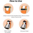 thumbnail image 5 of 2 pcs-Travel Headrest Belt – Adjustable Head Support Strap for Airplanes & Cars, Compact & Comfortable Neck Support Band for Head Bobbing, Small Portable Design for Travel, 5 of 5