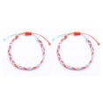 thumbnail image 4 of mmirethe Braided Bracelet Waterproof Waxed Thread Wristband Bracelets Dressing Decor Type 5 2Set, 4 of 6