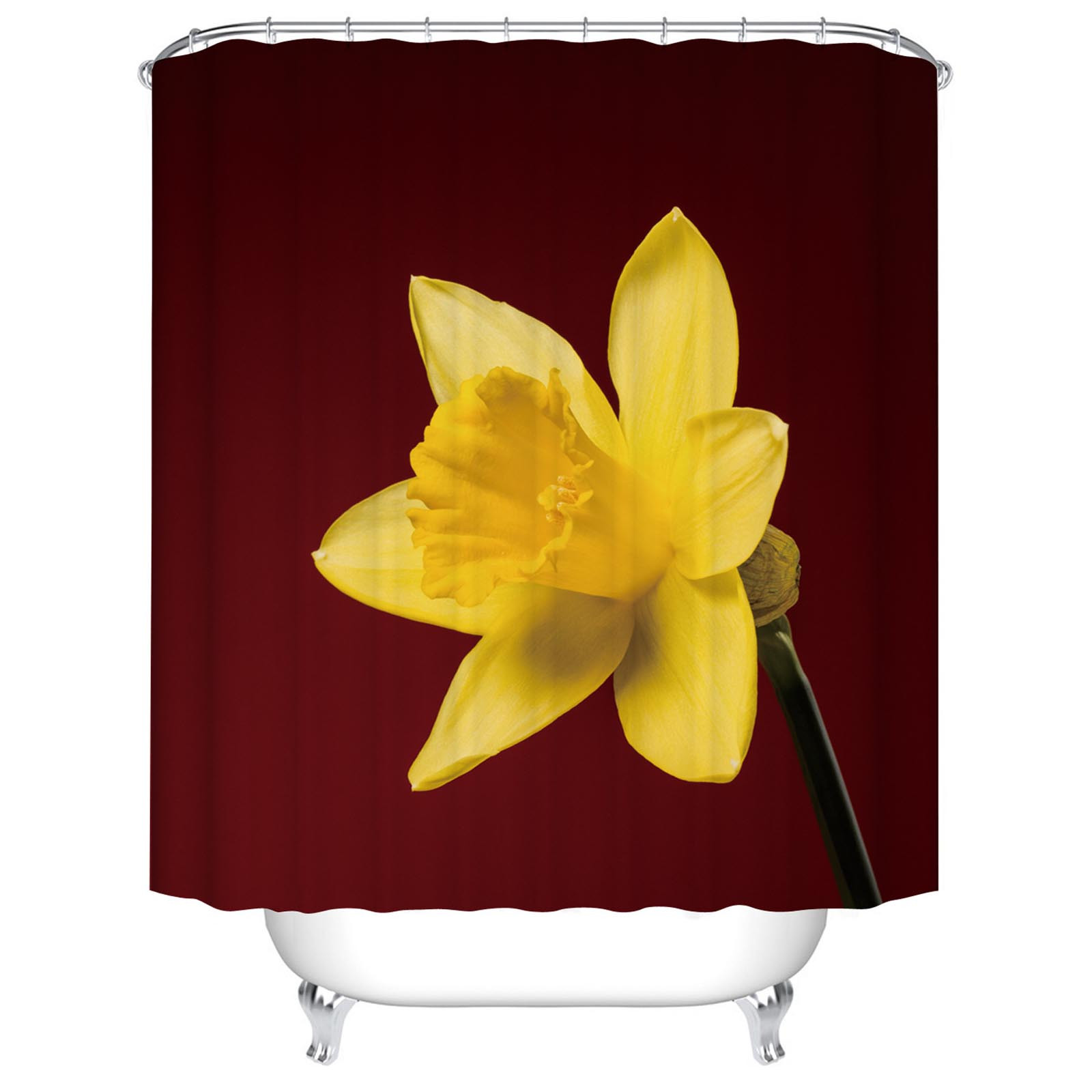 Aidoshy Various Patterns Shower Shower Curtain Bathroom Shower Curtain Digital Printing Polyester Shower Curtain Shower Curtain Liner Bathroom