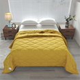 thumbnail image 2 of VogueV Dual-Side Cooling Blanket - Temperature-Regulating Bedding for Hot Sleepers Yellow, 2 of 8