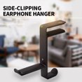 thumbnail image 2 of Amdohai Support de Casque Type Clip-edge Support Mural en Métal Réglable pour Écouteurs Support de Bureau Rouge, 2 of 7