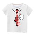 thumbnail image 3 of Penkiiy Garçons Filles Enfants T-Shirts Graphiques 3D à Nouer Imprimés, T-Shirts Originaux Col Rond Manches Courtes 11 Ans Blanc, 3 of 3