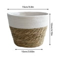 thumbnail image 2 of CNKOO Storage Basket Plant Pot 10 Inch  Natural Design Hand-woven Indoor Outdoor Decorate Handmade Flowerpot Containers, 2 of 13