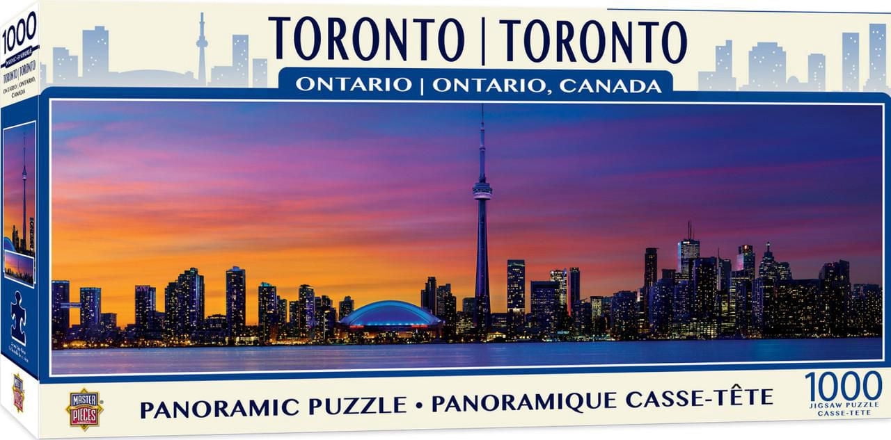 Masterpieces Puzzle Company Blakeway Panoramas - Toronto Skyline 1000 Piece Panoramic Puzzle