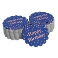 thumbnail image 1 of Inkdotpot Real Rose Gold Foil Happy Birthday Tags Favor Hang Paper Tags 100 Piece, 1 of 6
