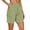 Green, variant on JYnXIANTI Shorts for Women High Waist Button Shorts Lounge Vintage Shorts Ladies Summer Comfortable Clothes for Beach