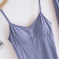 thumbnail image 4 of Birdeem Blouse Femme Unie Décontractée Mode Col en V Régulier Sans Manches Vêtements de Nuit Ensembles de Blouses, 4 of 12