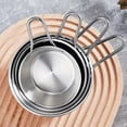 thumbnail image 4 of Bol à Vin de Riz en Acier Inoxydable avec Poignée, Contenant Résistant à la Chaleur pour la Cuisson et l'Assaisonnement, Design Compact pour la Cuisine Ou la Salle à Manger, 4 of 9