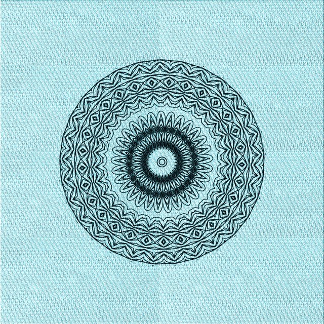 Ahgly Company Tapis d'Intérieur Lavables en Machine, Carrés, Bleu Électrique de Transition, Carrés de 8'