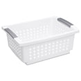 thumbnail image 1 of Sterilite Medium White Stacking Basket, 1 of 3