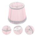 thumbnail image 4 of Miangastore Pleated Light Cover Replacement Accessory Chiffon Lampshade Light Shade Decor, 4 of 9