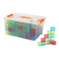 thumbnail image 3 of MERIGLARE Transparent Cubes Counting Blocks Learning Educational Toys Building Blocks, 3 of 9