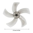 thumbnail image 2 of Replacement Fan With 5 Leaves Low Noise Design Nut Cover Included – Compatible With Standing Pedestal Fans Mini Rechargeable Fan Portable Fans Battery Operated Lanyard Fan Portable Usb Fan Cool Air, 2 of 3
