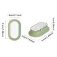 thumbnail image 2 of Upgraded Silicone Wall Mount Remote Control Organizer and Charger Holder Caddy for Television Fan Air Conditioner, 2 of 6