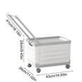 thumbnail image 3 of EGNMCR Home Decor, Room Decor, Wall Decor Living Room Storage Box With Wheels Foldable Trolley Book Box Toy Classroom Storage Box Clothes Home Storage Box P lastic storage b ox, 3 of 6