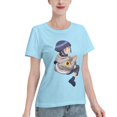 thumbnail image 2 of T-Shirt Basique à Manches Courtes pour Femmes Naruto Hinata, 2 of 6