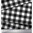 thumbnail image 3 of Soimoi Poly Georgette Fabric Gingham Check Fabric Prints by Yard 52 Inch Wide, 3 of 3