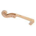 thumbnail image 4 of Peg Hole Maple Neck Scroll + Ebony Fingerboard Fretboard for 4/4 Violin Accs, 4 of 8