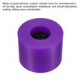 thumbnail image 3 of Unique Bargains Roues de Longboard 60 mm Roue de Planche à Roulettes Roues de Rue pour Planches à Roulettes Roues Cruiser 78 A, Violet Lot de 4, 3 of 4
