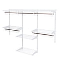 thumbnail image 1 of Costway Wall Mounted Adjustable Closet Organizer Custom Metal Closet, 1 of 4