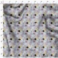 thumbnail image 4 of Soimoi Gray Rayon Fabric Diagonal Stripe & Cookies Food Print Sewing Fabric Yard 42 Inch Wide, 4 of 6