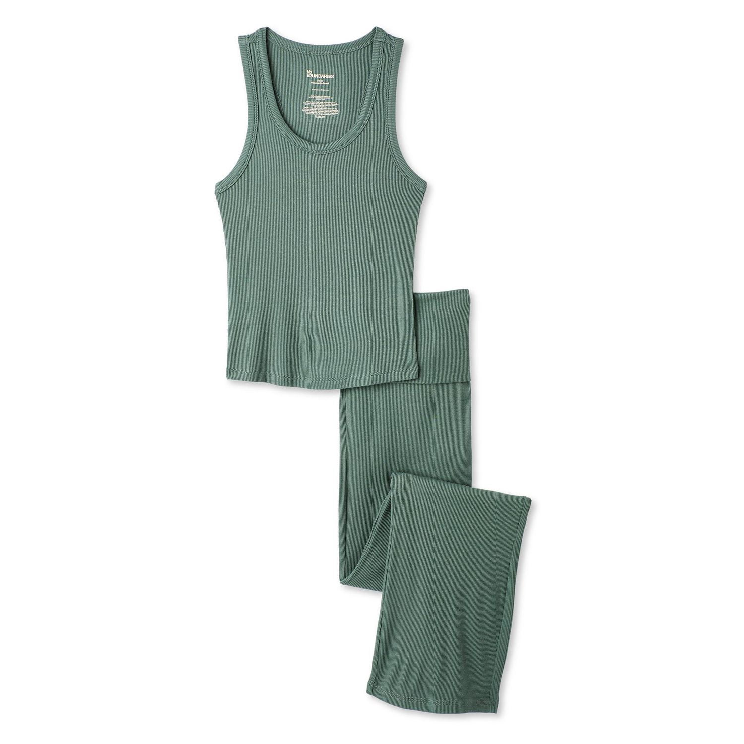 No Boundaries Women's Two Piece Pajama Set