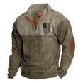 thumbnail image 4 of Chandail Sans Capuche pour Homme à Manches Longues, Col Ras du Cou, Chandail à Enfiler pour un Confort et un Style Quotidiens avec une Ambiance Mode Urbaine Décontractée, 4 of 4