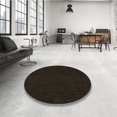 thumbnail image 4 of Ahgly Company Tapis d'Intérieur Lavable à la Machine, Carré, Transitionnel, Brun Chocolat, Tapis de Zone, 7 Pieds Carré, 4 of 7