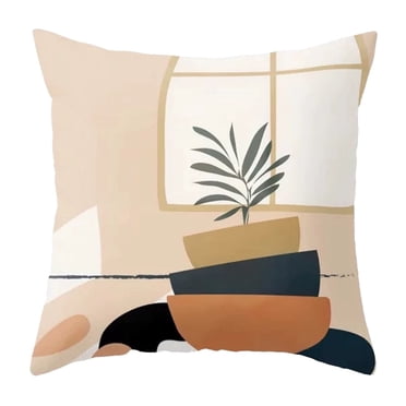 adviicd Pillowcase Modern Pillowcase Decorative Outdoor Linen Square Pillowcase For Sofa Sofa Beds And Cars 18x18 Inches (45 X 45 Cm)