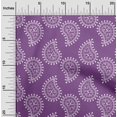 thumbnail image 2 of oneOone Rayon Purple Fabric Block Craft Projects Decor Fabric Printed By The Yard 56 Inch Wide, 2 of 5